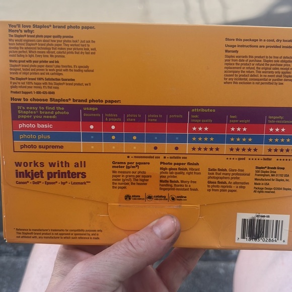 Hi gloss photo 4 x 6” paper contains 35 sheets - Picture 2 of 2